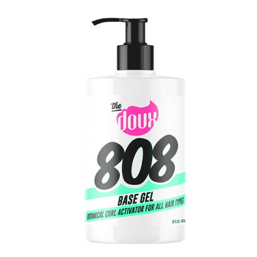 The Doux 808 Base Gel – Botanical Curl Activator for All Hair Types – 16 oz - ANNS BEAUTY SUPPLY